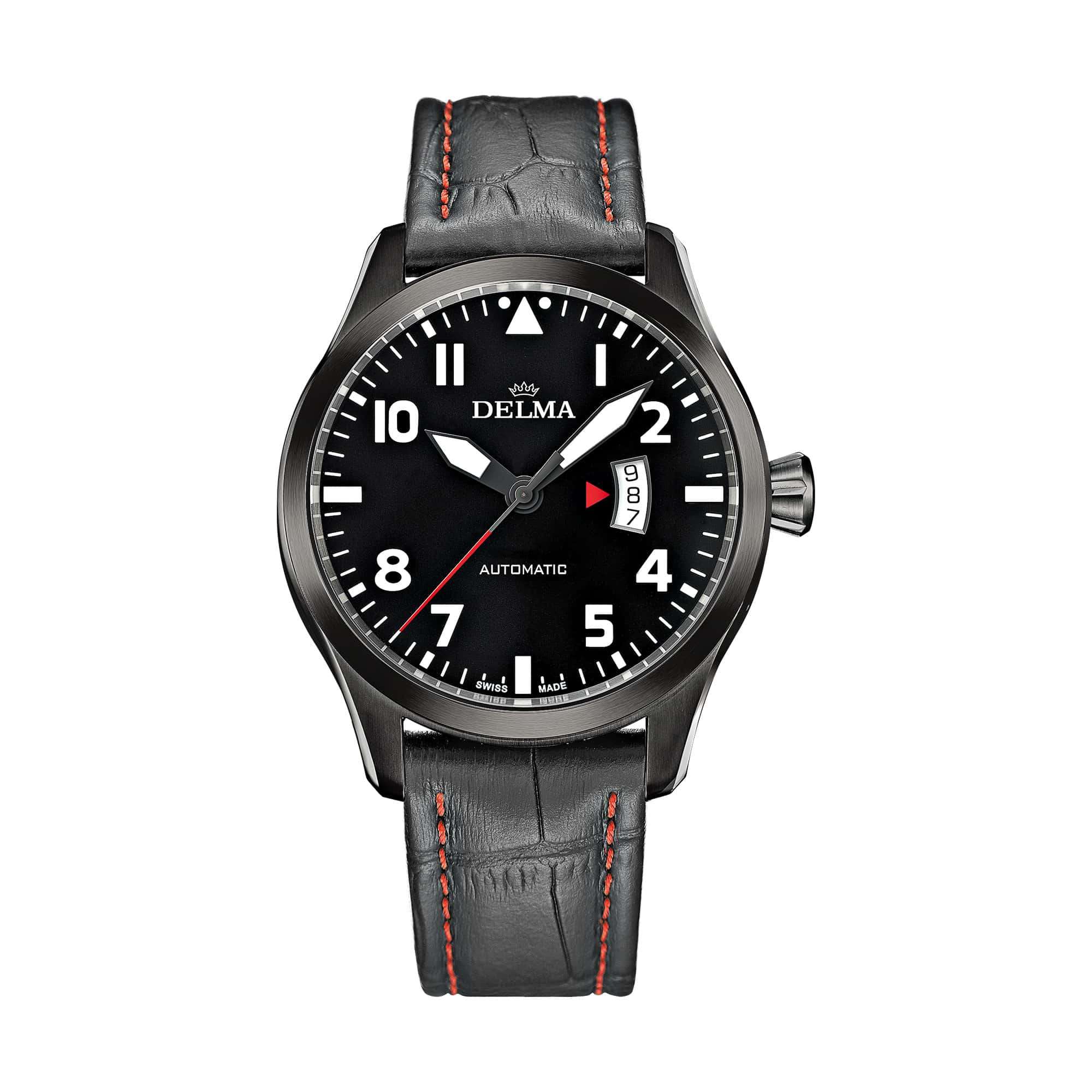 Delma Aero Commander Automatic Black PVD 44601.570.6.038 – Swiss Time