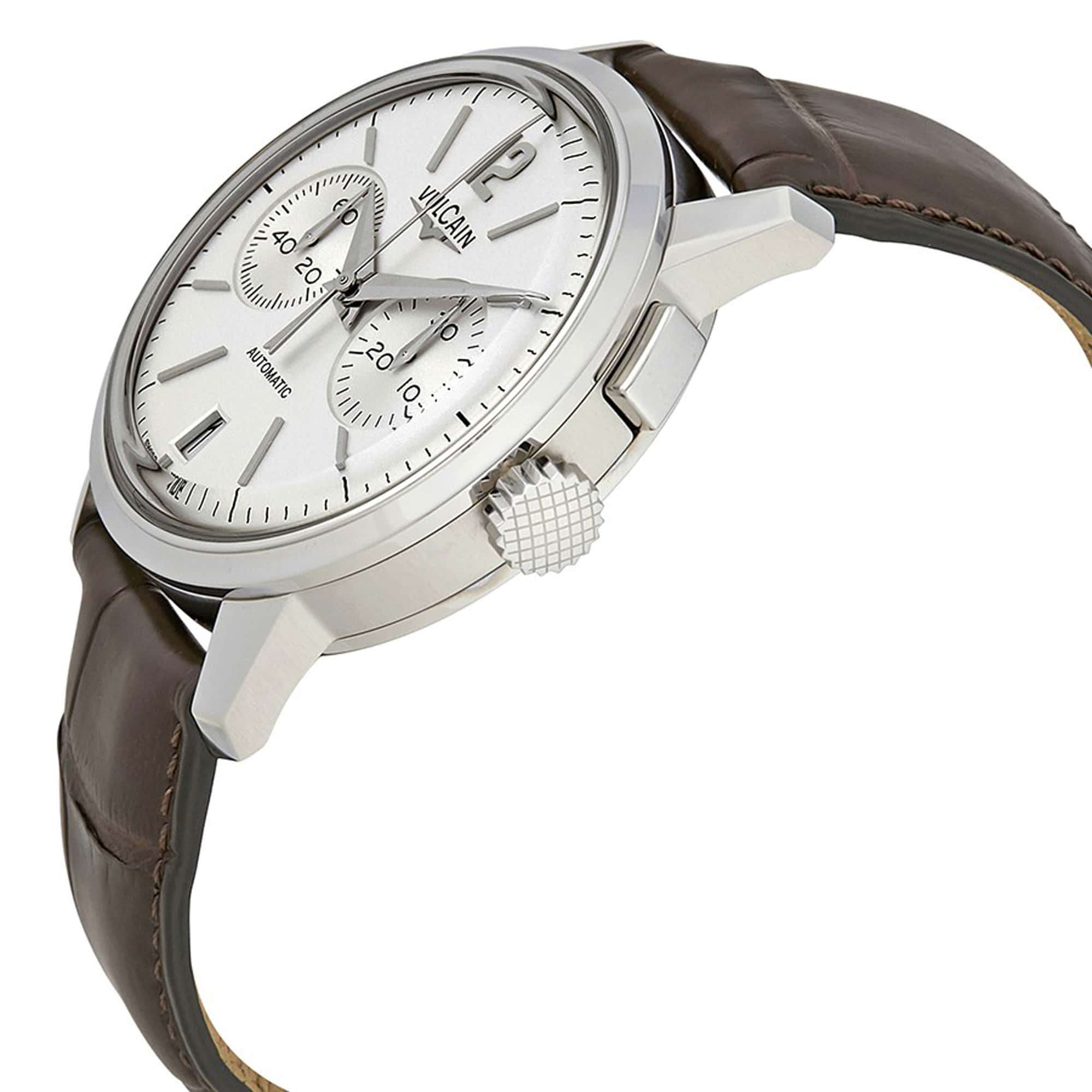 Vulcain 50s Presidents’ Chronograph Steel Silver 570157.309L – Swiss Time