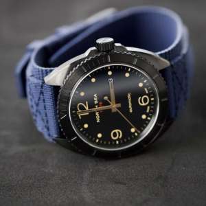 Rubber B Blue Fabric Strap RBBFS-1967-1978 – Swiss Time