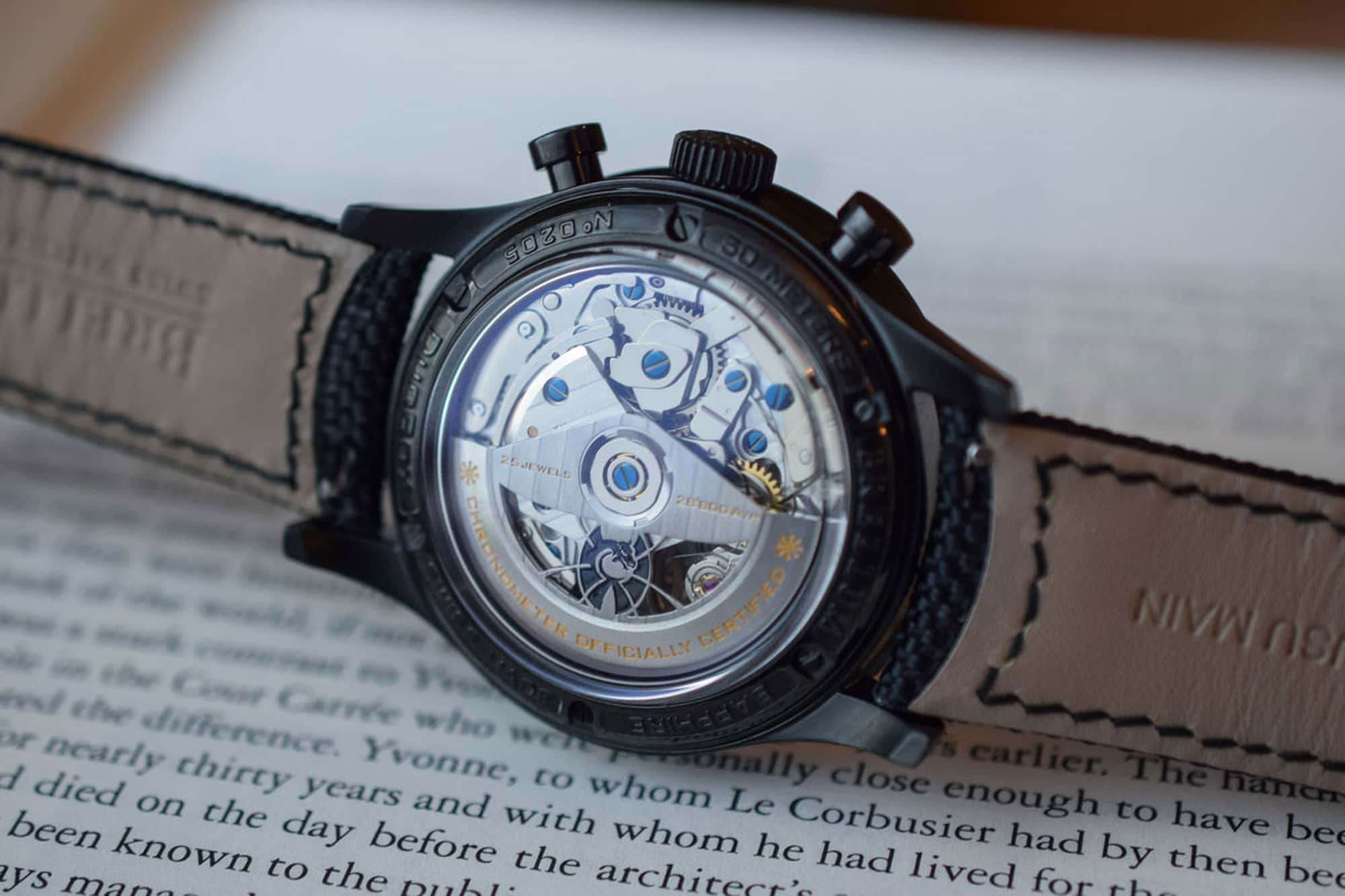 Brellum Pandial Automatic Chronometer Black DLC DB.CH.340 – Swiss Time