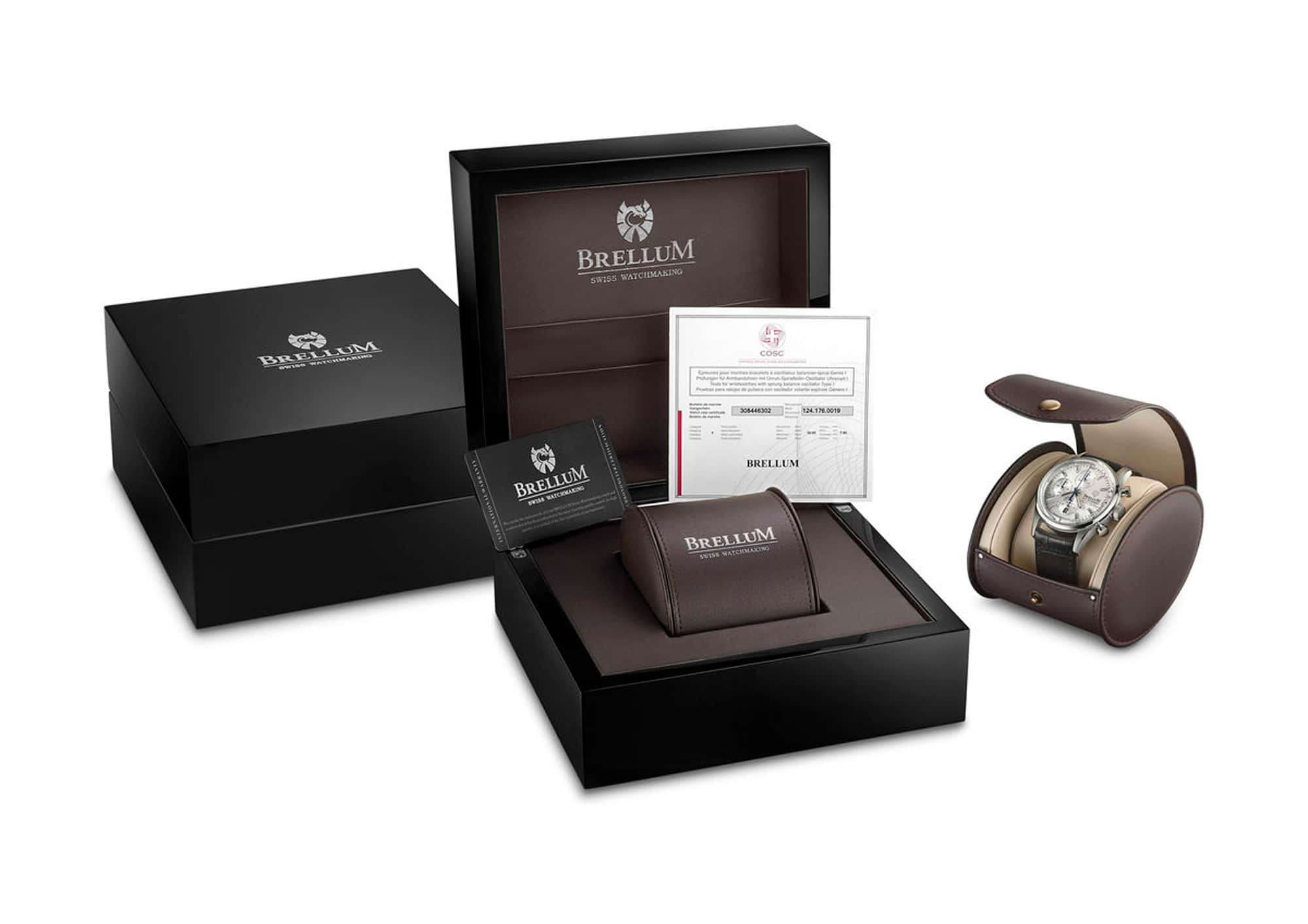 Brellum Pandial Automatic Chronometer Black DLC DB.CH.340 – Swiss Time