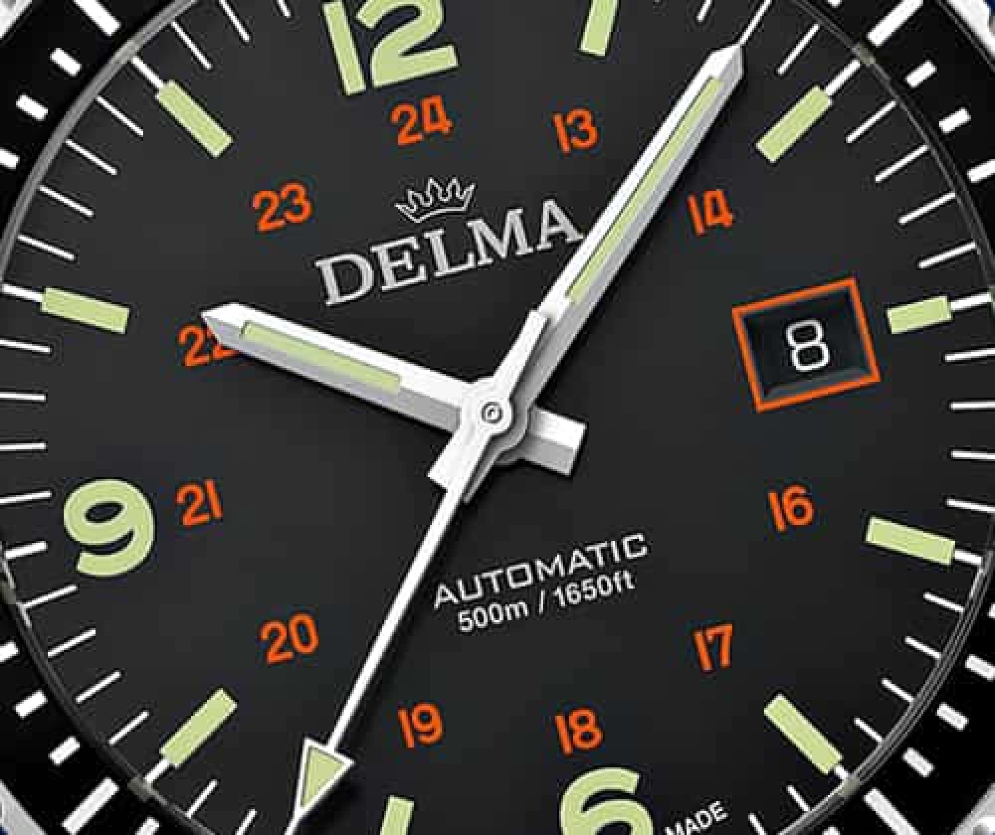 Delma Cayman Field Automatic Rubber 41501.706.6.034 – Swiss Time