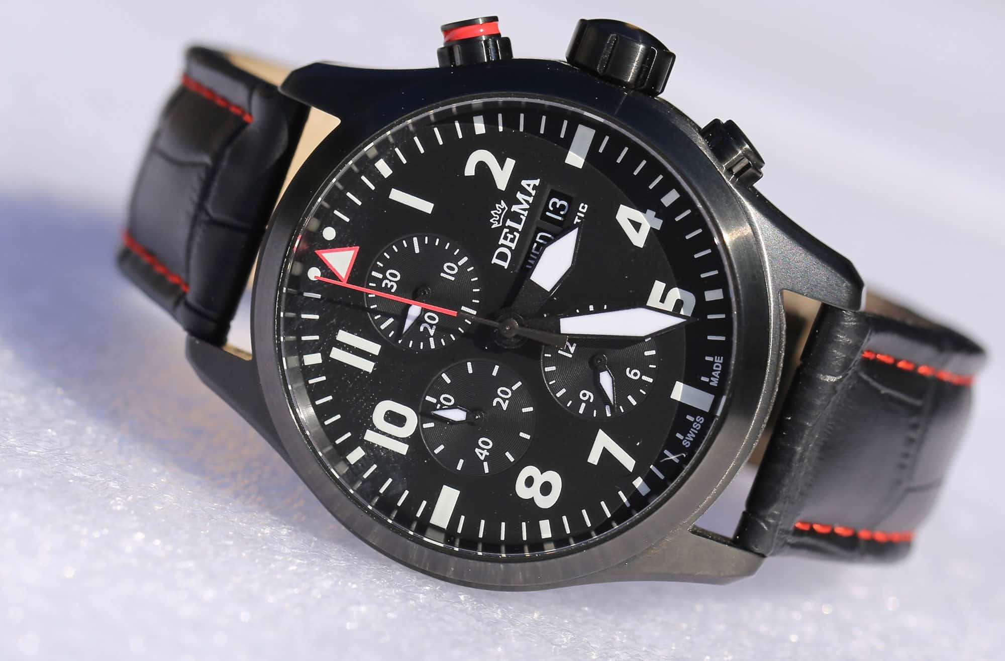 Delma Aero Commander Chronograph Automatic Black PVD 44601.580.6.038 – Swiss Time