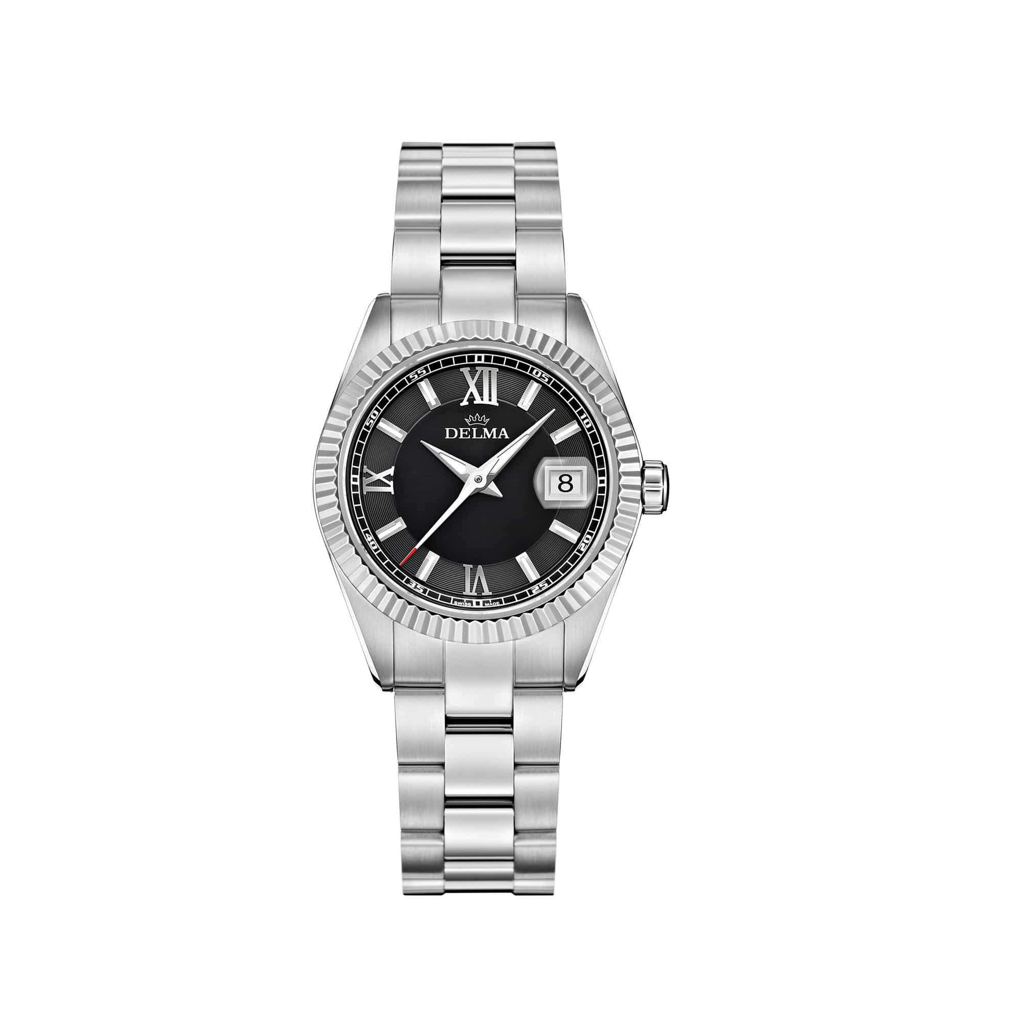 Delma Sea Star Black Dial 41701.621.1.036 – Swiss Time