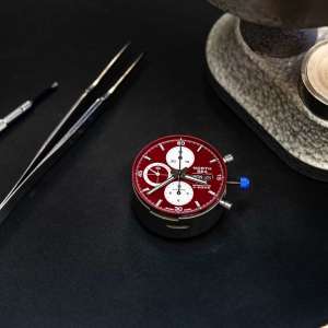 North Sea Deep Arctic Red Dial North-Sea-DARD – Swiss Time