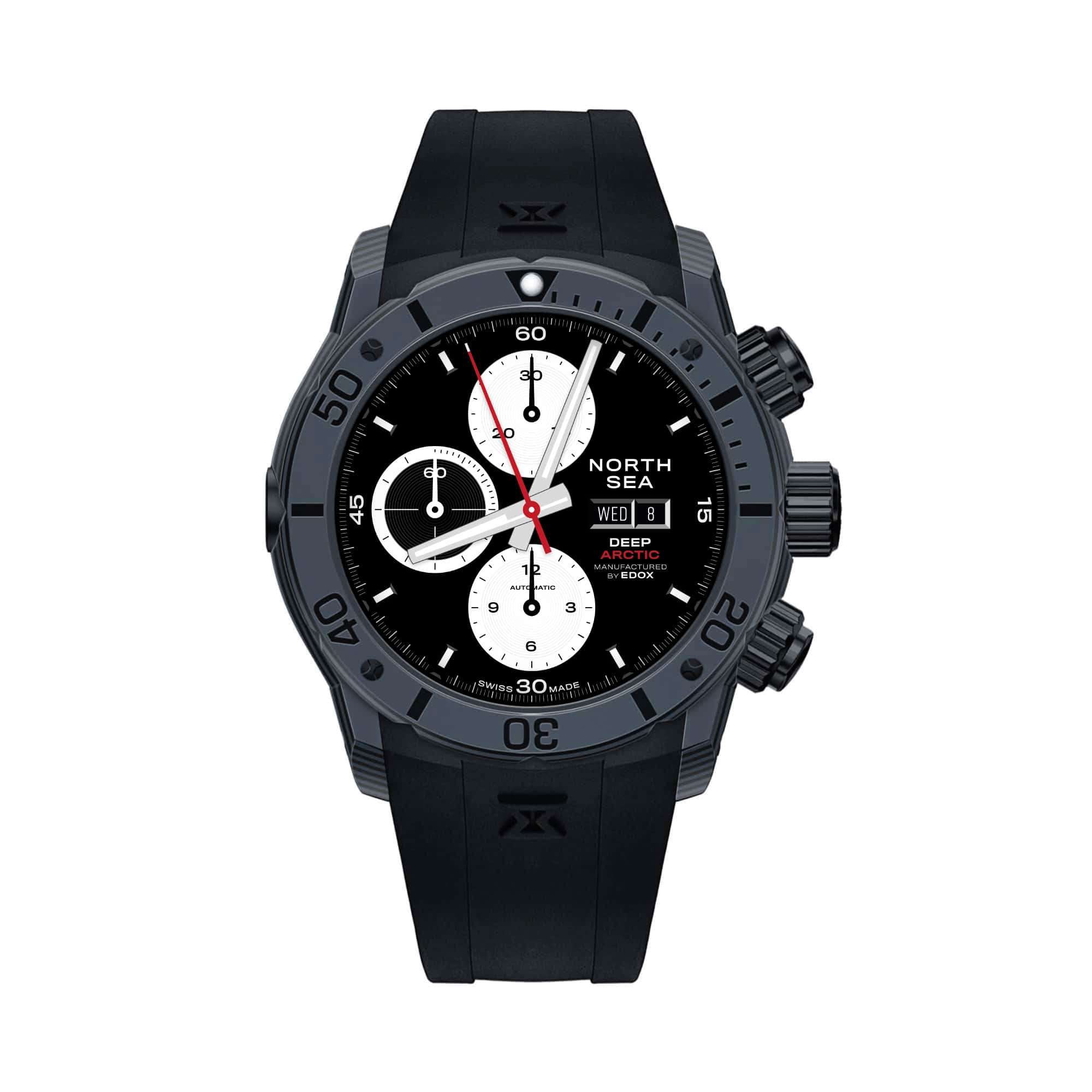 North Sea Deep Arctic Black Dial North-Sea-DABD – Swiss Time