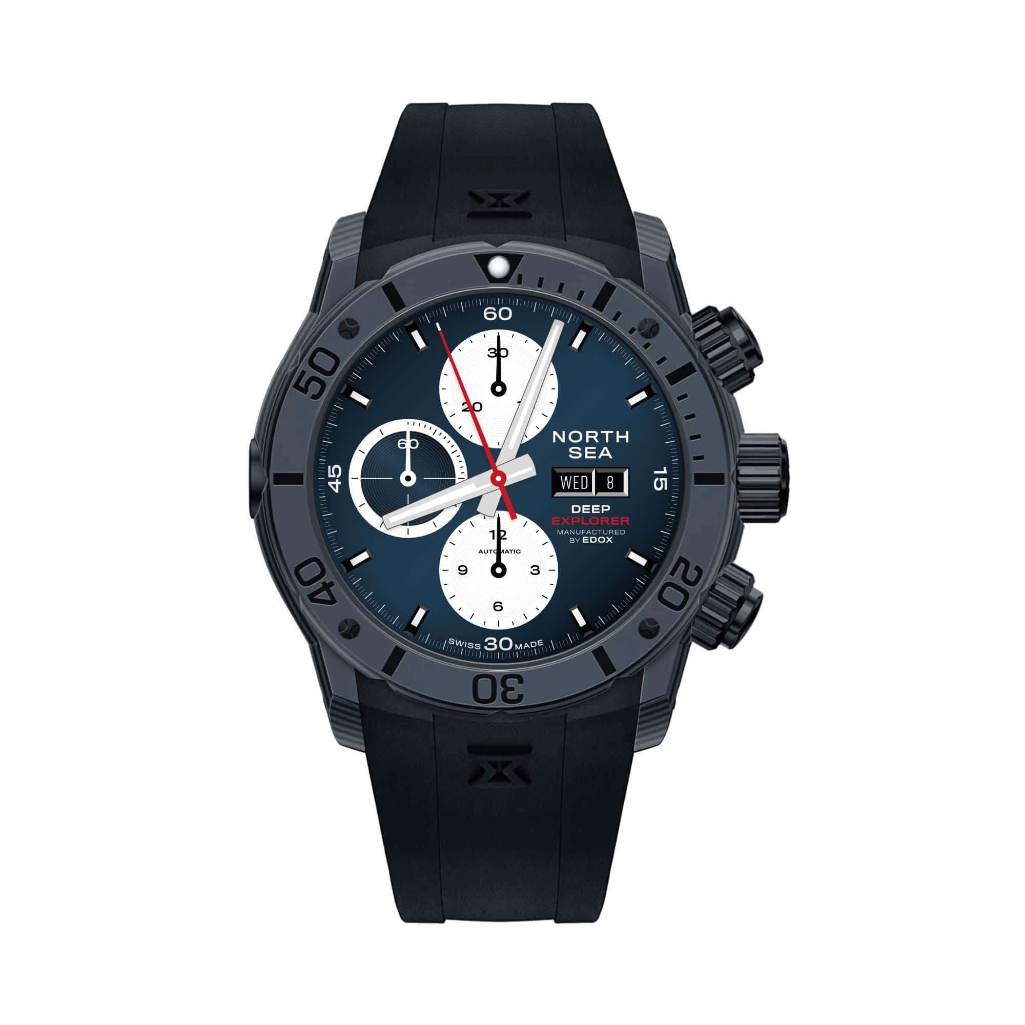 North Sea Deep Explorer Blue Dial North-Sea-DEBD – Swiss Time